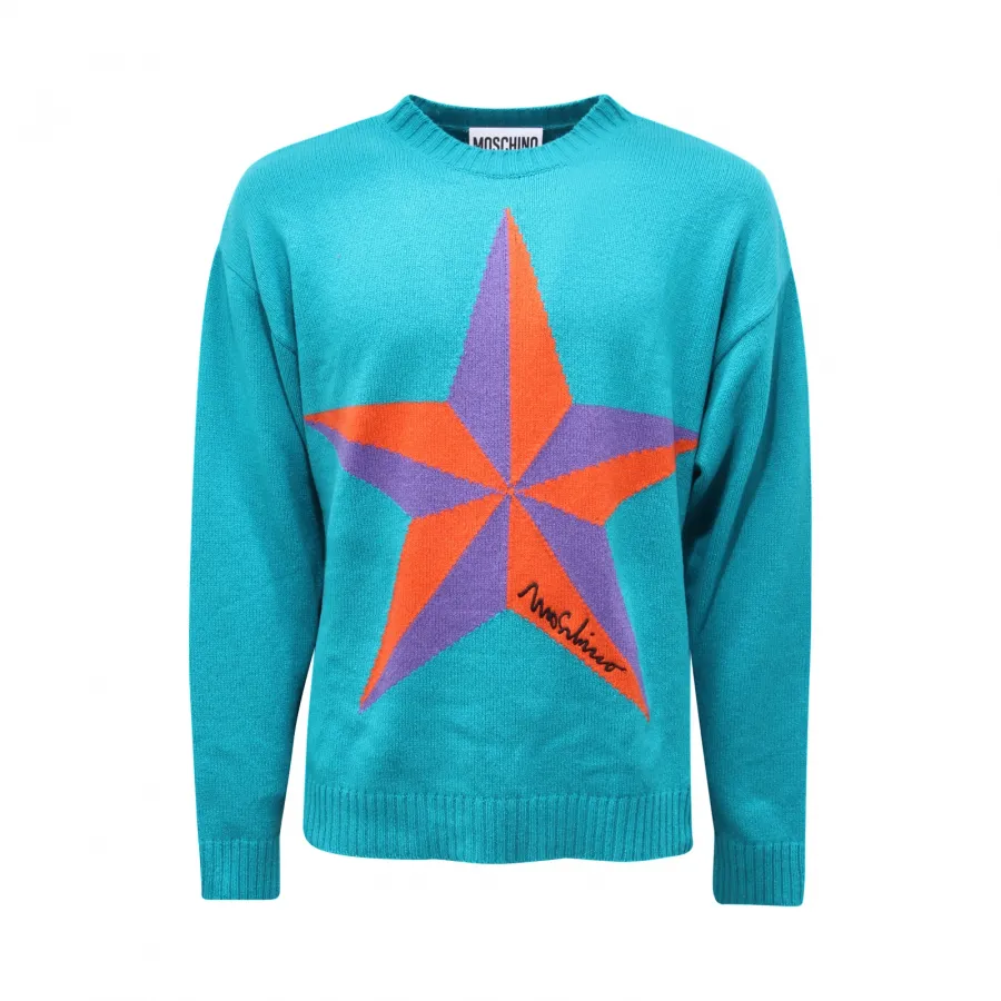 0538AQ maglione uomo MOSCHINO COUTURE man cashmere sweater