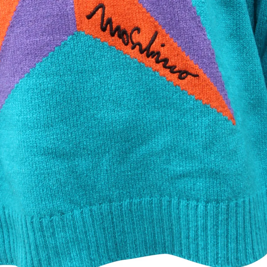 0538AQ maglione uomo MOSCHINO COUTURE man cashmere sweater