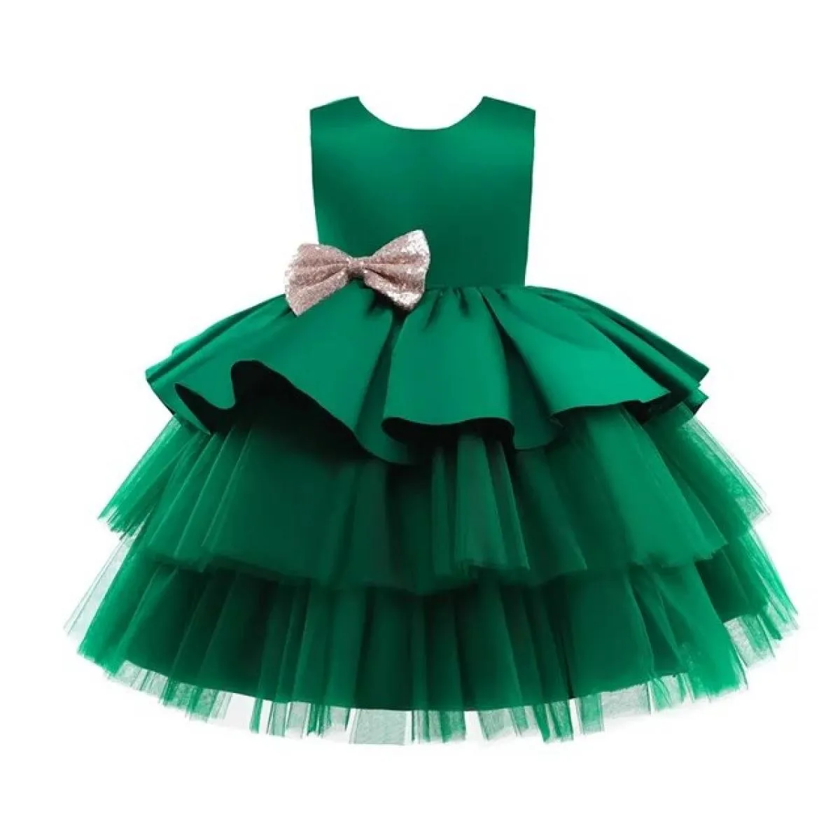 12m neonate vestito di Natale principessa backless gonfio tutu neonato abito da ballo di nozze vestito da festa per bambini per