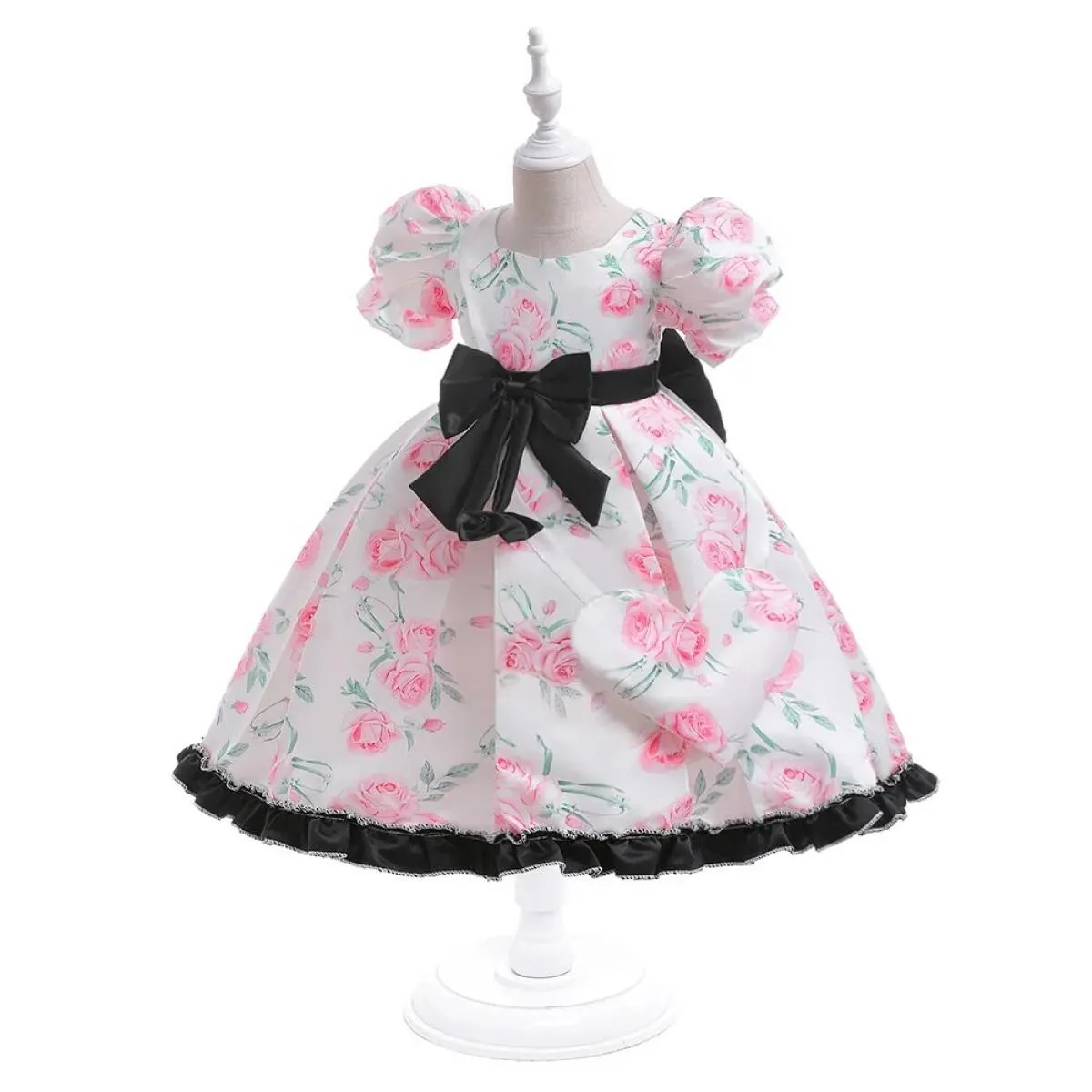 Abiti eleganti per ragazze con fiori da fata per matrimoni, abiti da principessa, abiti per bambini, Natale, compleanno, abito d