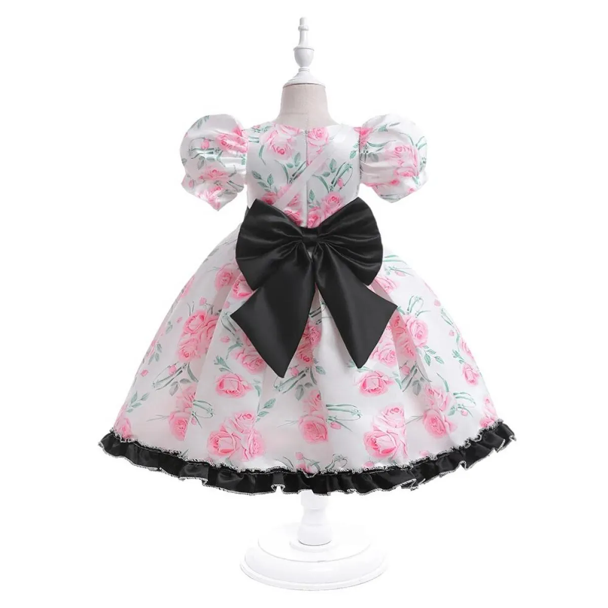 Abiti eleganti per ragazze con fiori da fata per matrimoni, abiti da principessa, abiti per bambini, Natale, compleanno, abito d