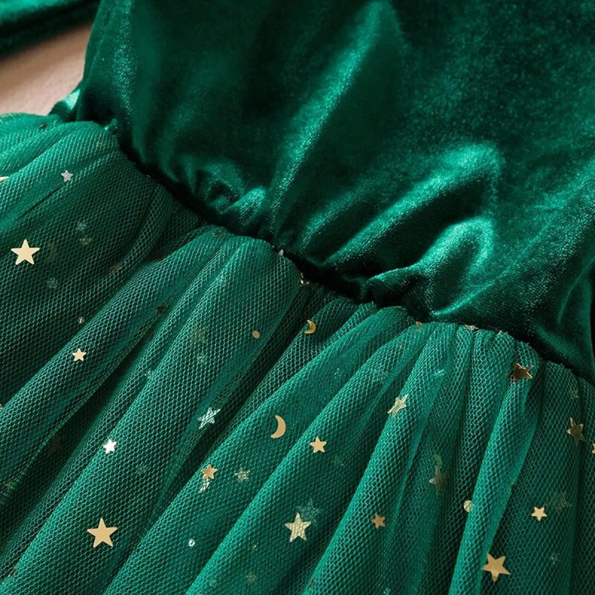 Abiti moda autunno inverno per ragazze 3 8 anni Tutu gonfio Principessa manica lunga Abito per bambini Natale con paillettes Co