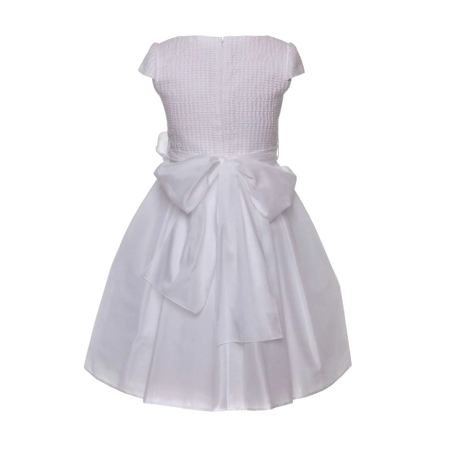 Abito Bianco Bambina Cerimonia