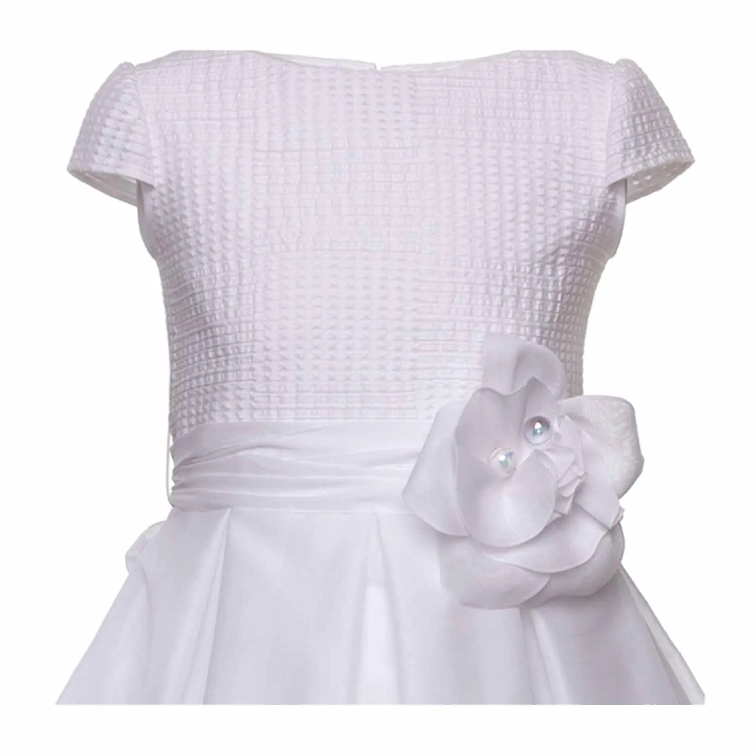 Abito Bianco Bambina Cerimonia