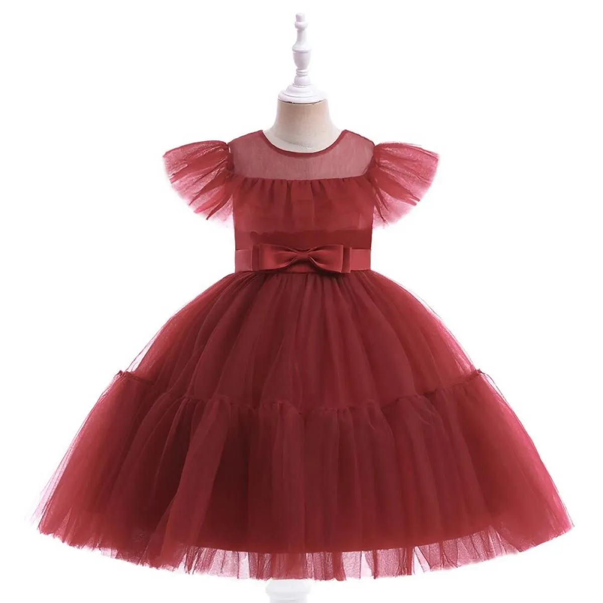 Abito da principessa per ragazze a fiori per neonati, feste di matrimonio di Natale, bambini, eleganti abiti da ballo, abiti da
