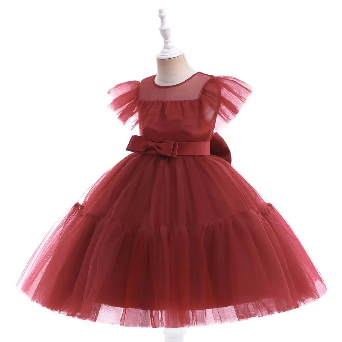 Abito da principessa per ragazze a fiori per neonati, feste di matrimonio di Natale, bambini, eleganti abiti da ballo, abiti da
