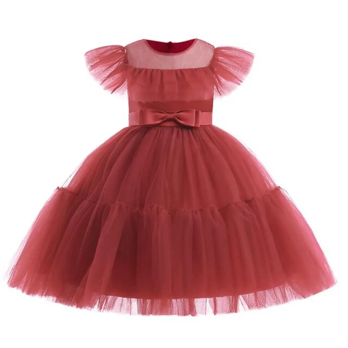 Abito da principessa per ragazze a fiori per neonati, feste di matrimonio di Natale, bambini, eleganti abiti da ballo, abiti da