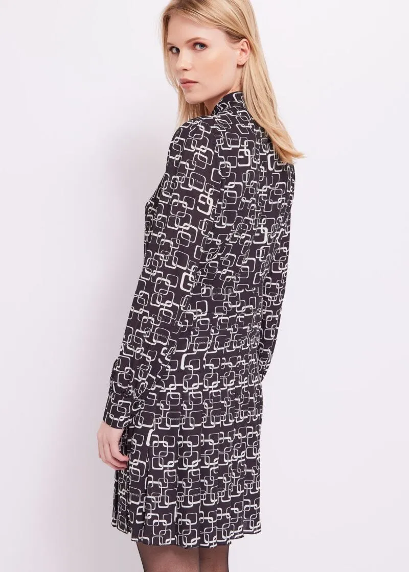 Abito in georgette stampata