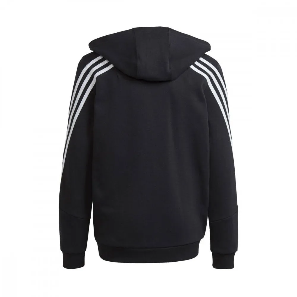 ADIDAS FELPA FULL ZIP CON CAPPUCCIO 3 STRIPES BAMBINO