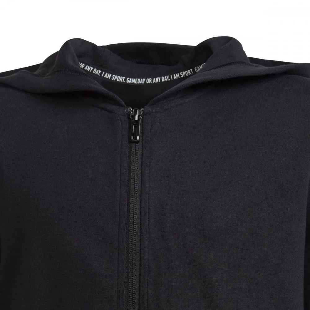 ADIDAS FELPA FULL ZIP CON CAPPUCCIO 3 STRIPES BAMBINO