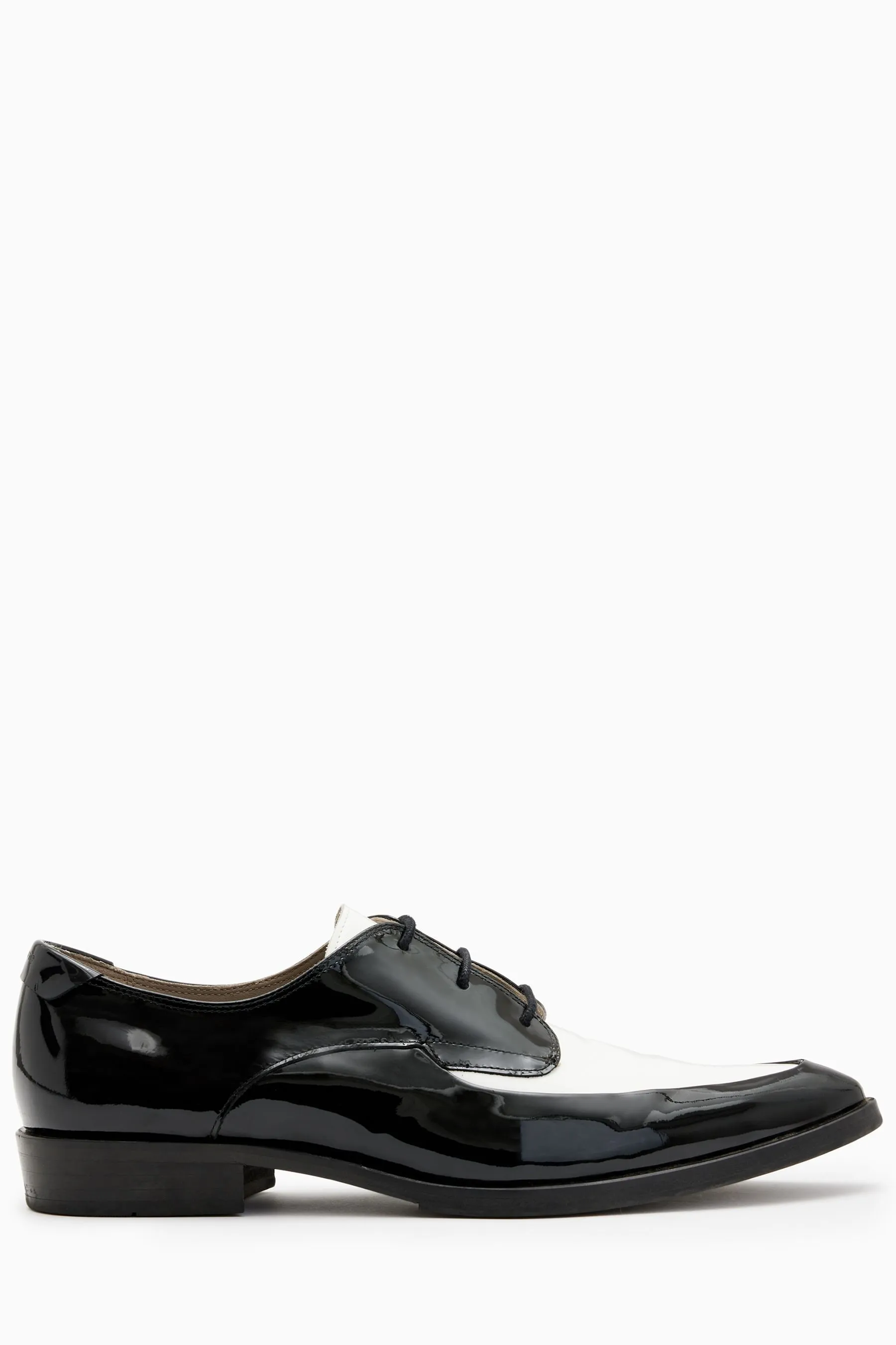 AllSaints - Lex - Scarpe in vernice Pizzo