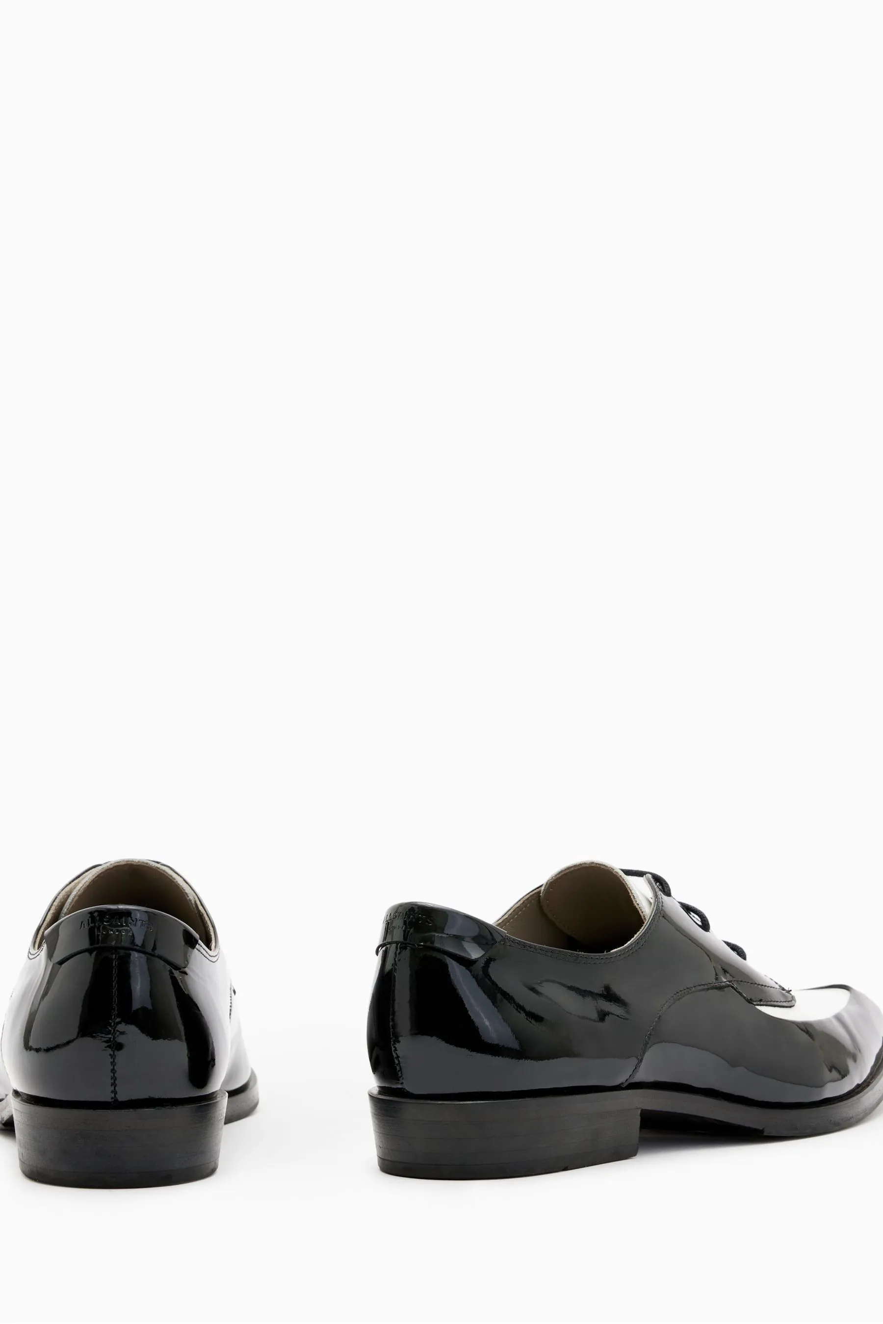 AllSaints - Lex - Scarpe in vernice Pizzo