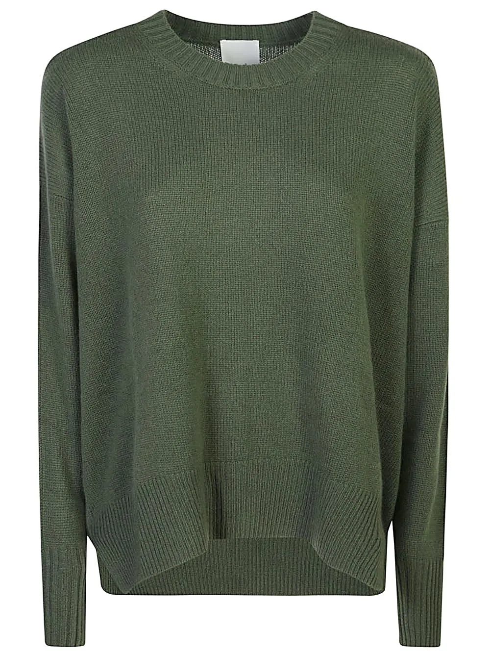 Allude-Maglione con bordo a coste