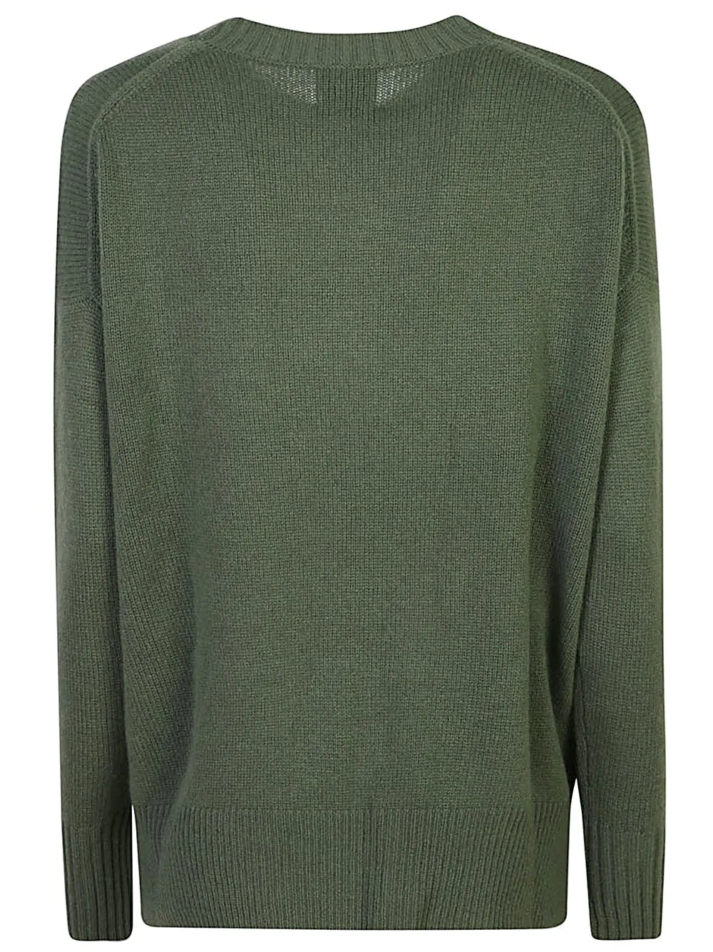 Allude-Maglione con bordo a coste