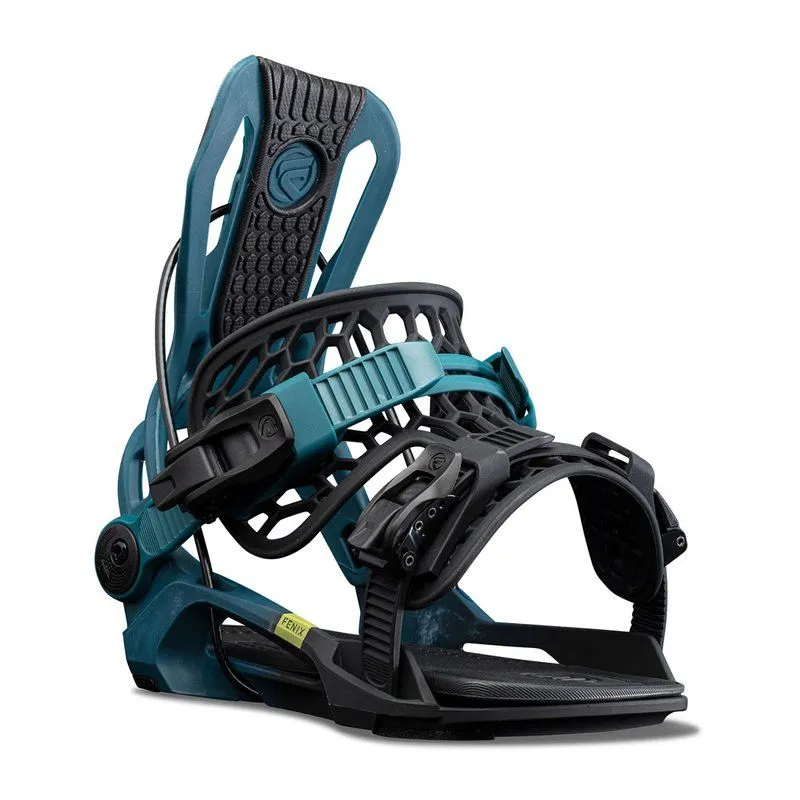 Attacco da snowboard Flow Fenix (blu petrolio)