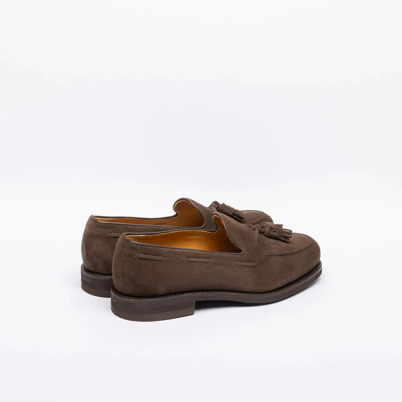 Berwick Mocassino con nappine Berwick 8491 in camoscio marrone (Suola in gomma)