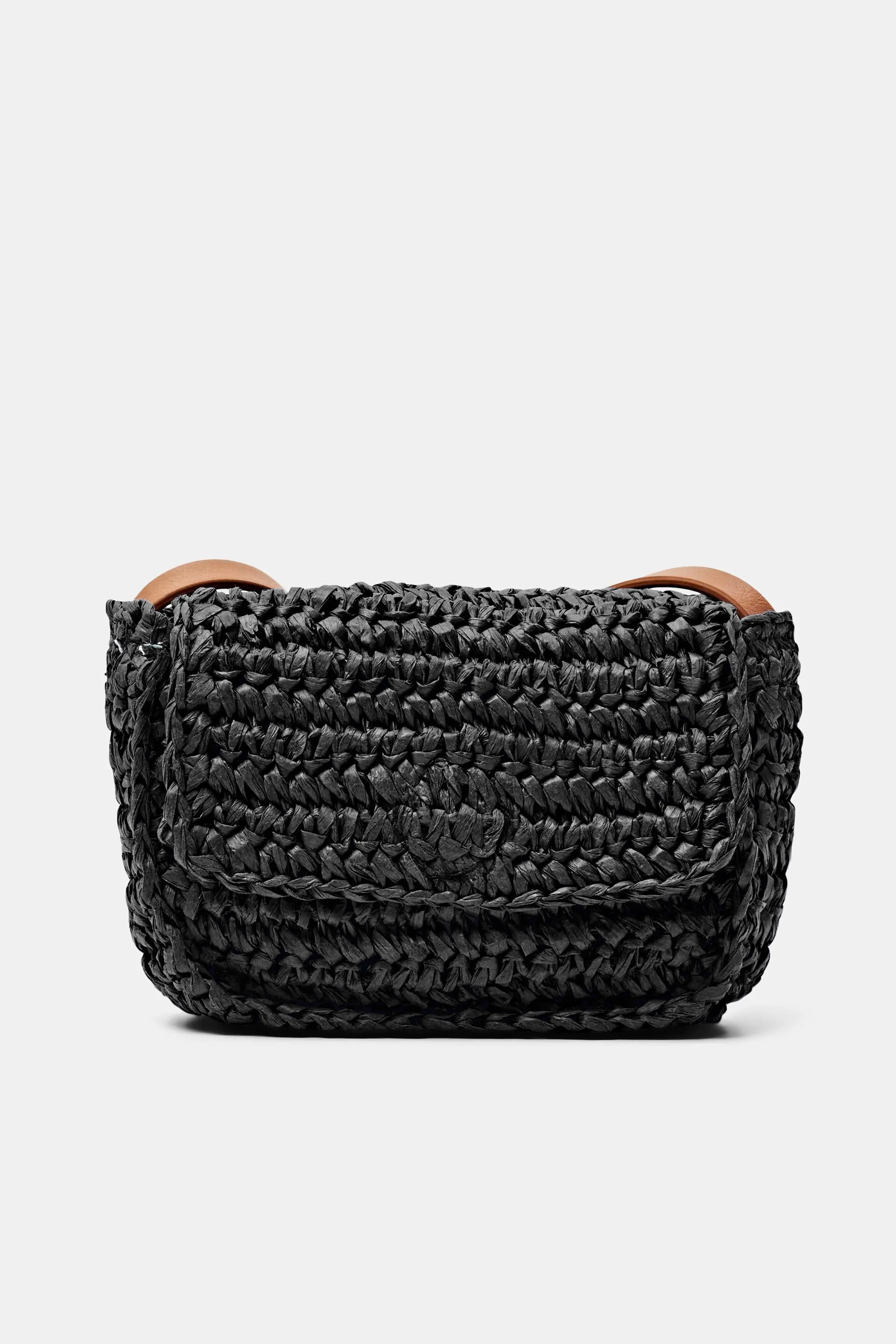 Borsa a tracolla a uncinetto con patta