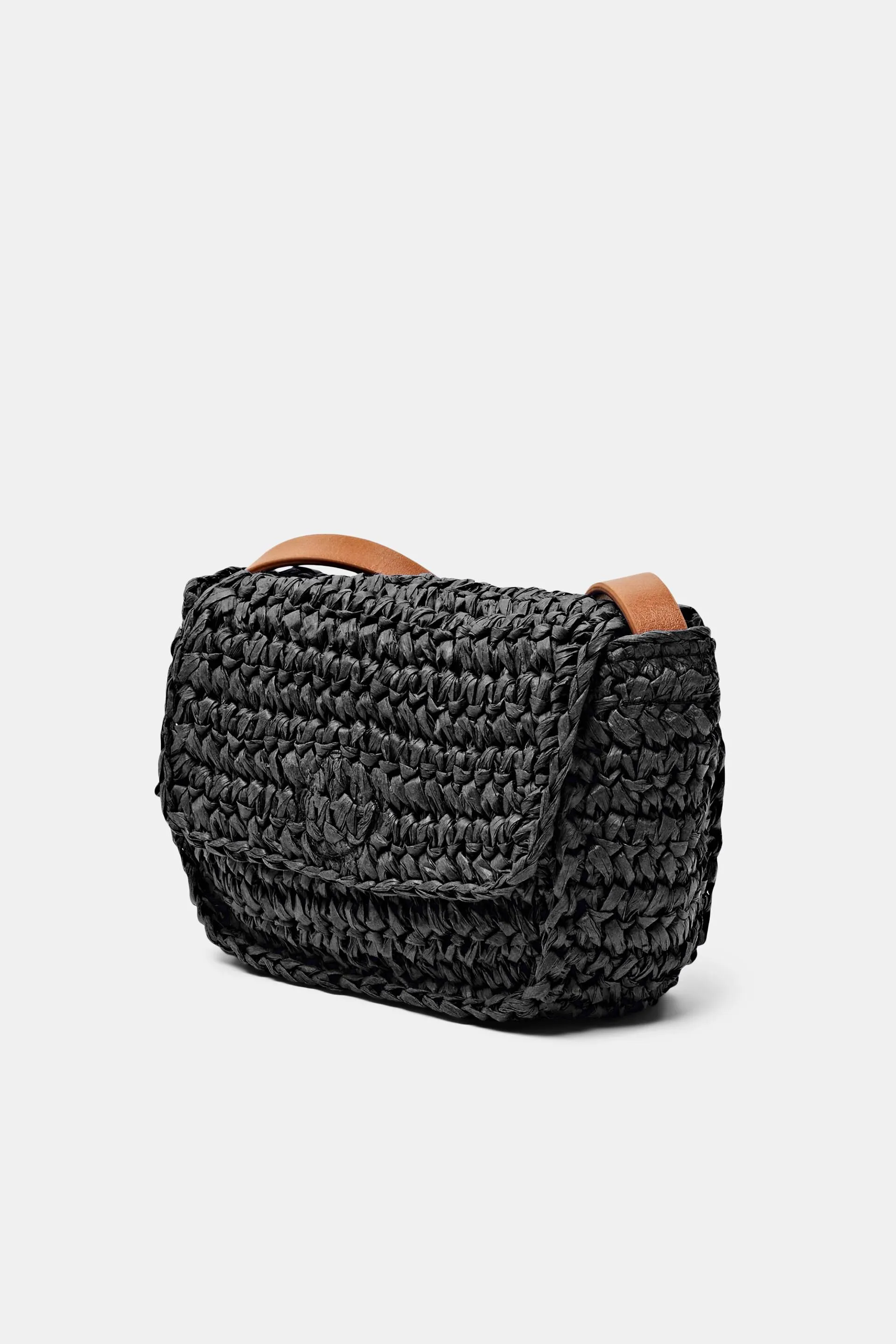 Borsa a tracolla a uncinetto con patta