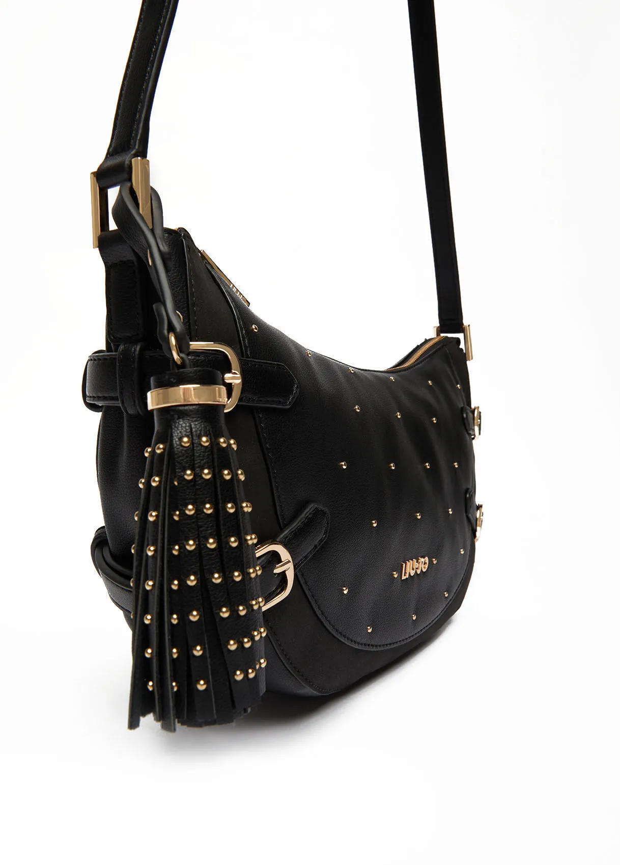 Borsa a tracolla con borchie