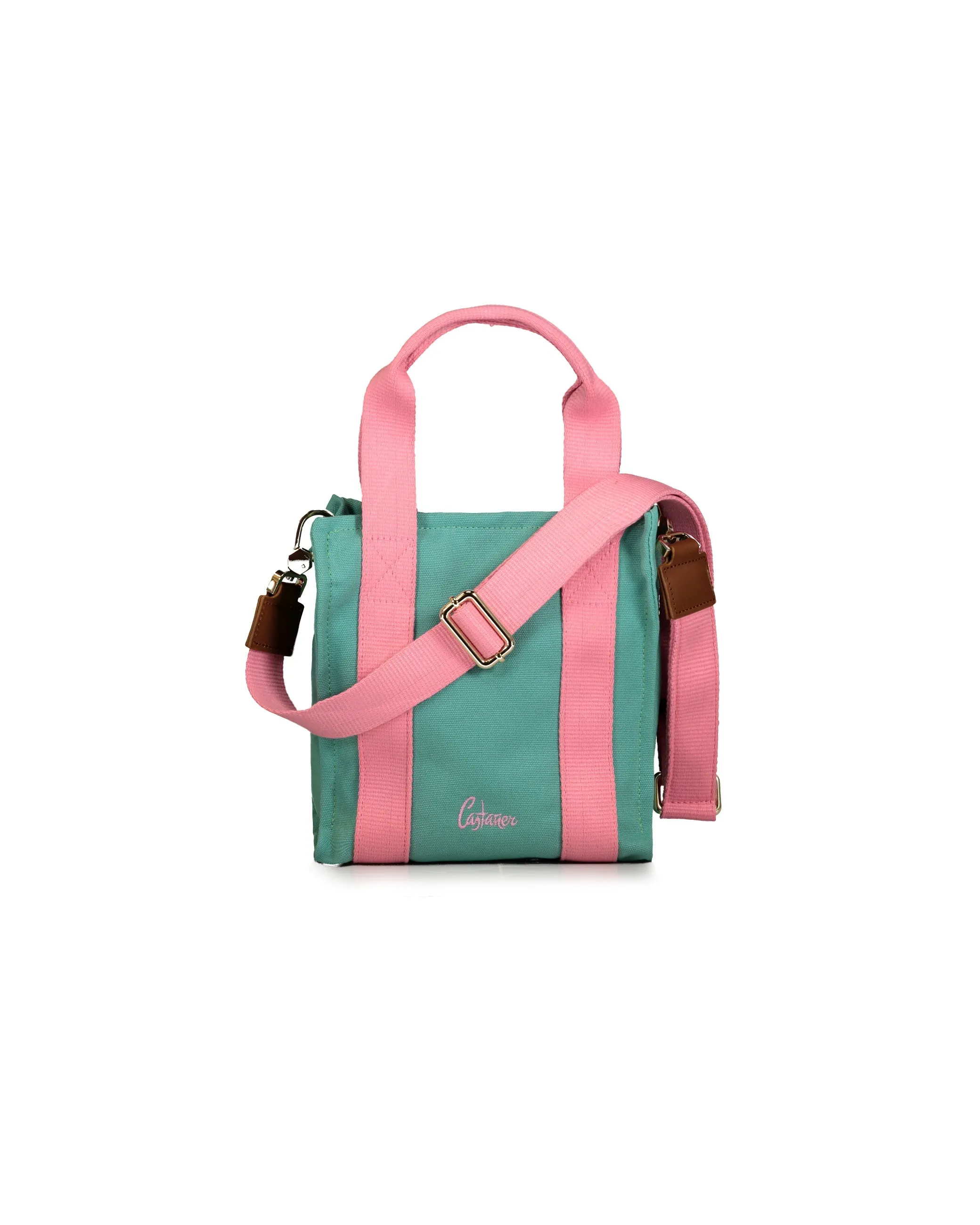 Borsa a tracolla Esmita verde acqua