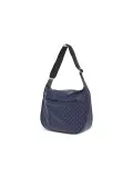 Borsa a tracolla Gherardini SOFTY CROSSBODY ODISSEY in tessuto e pelle blu
