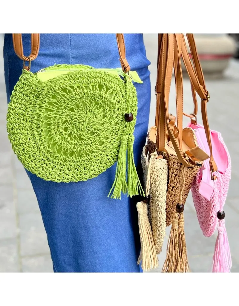 BORSA ROTONDA VERDE
