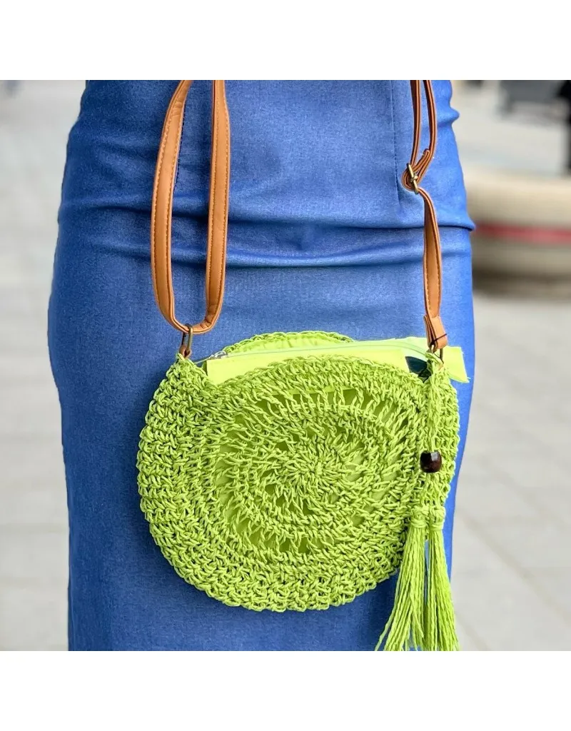 BORSA ROTONDA VERDE