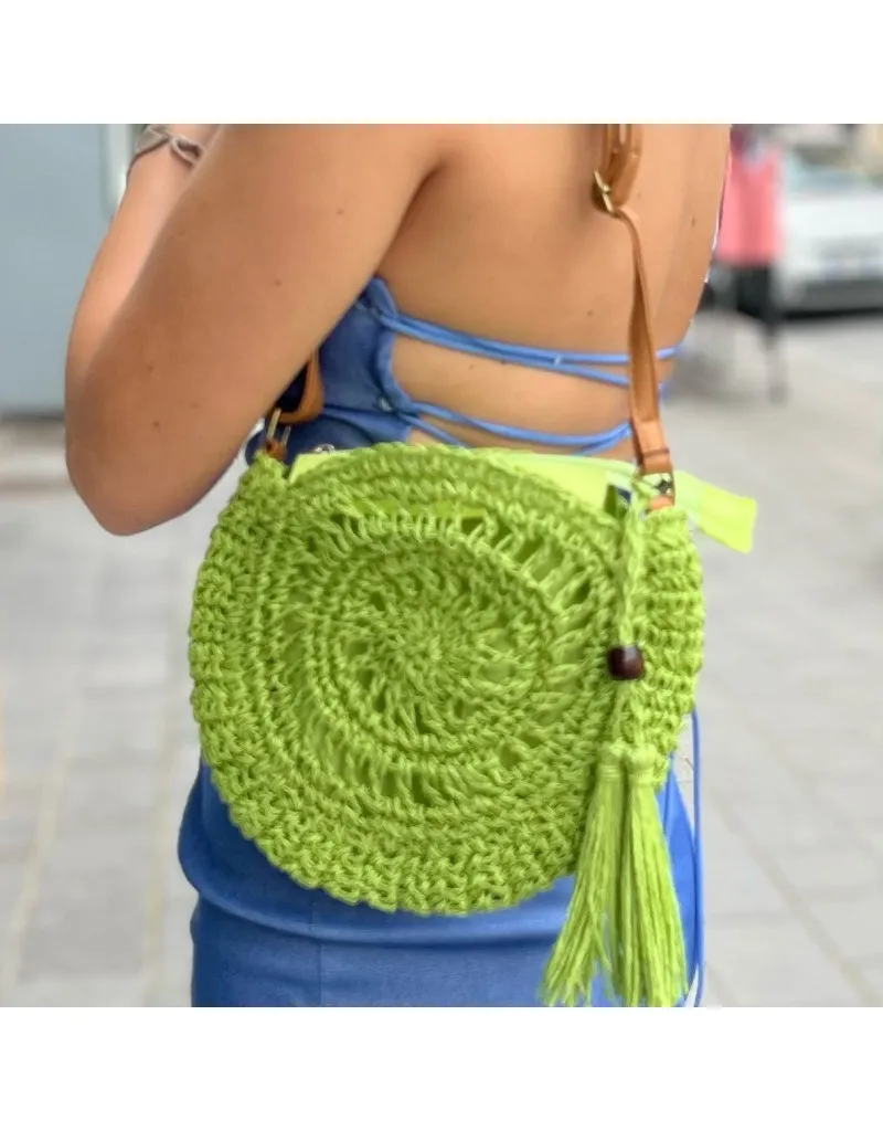 BORSA ROTONDA VERDE