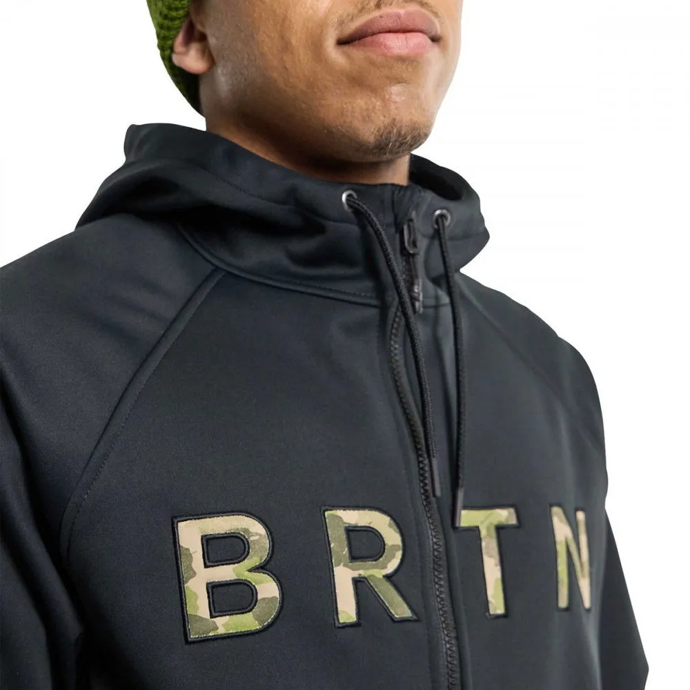 BURTON FELPA FULL ZIP CON CAPPUCCIO CROWN WEATHERPROFF