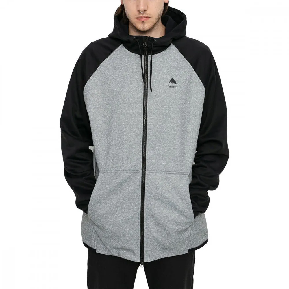 BURTON FELPA FULL ZIP CON CAPPUCCIO CROWN WEATHERPROOF