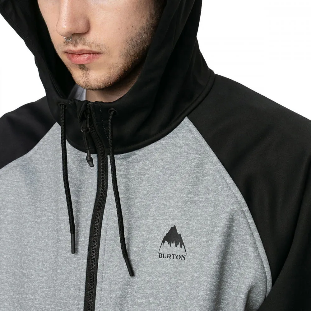 BURTON FELPA FULL ZIP CON CAPPUCCIO CROWN WEATHERPROOF