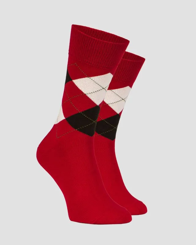 Calzini da uomo con Argyle Burlington King