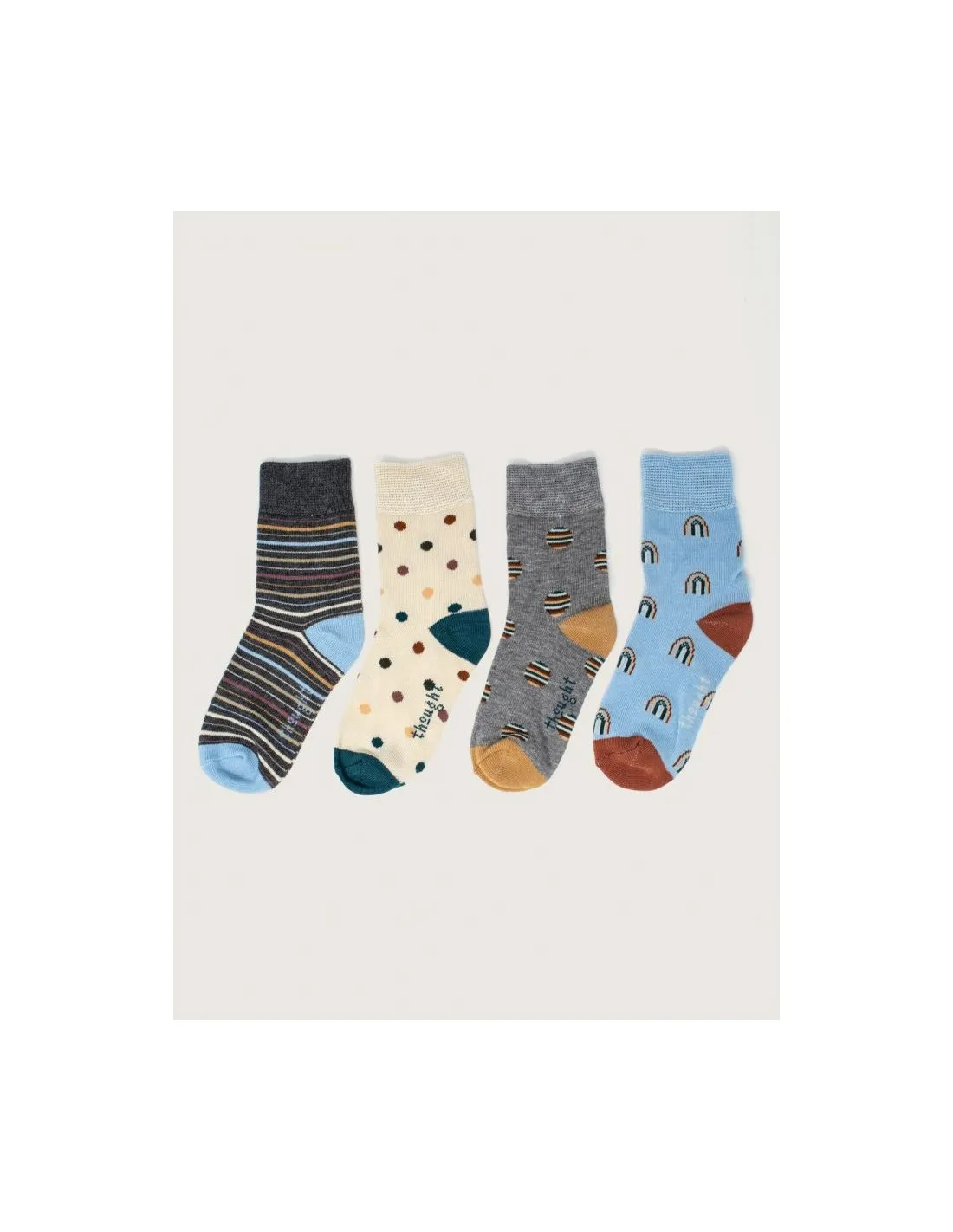 CALZINI IN COTONE BIOLOGICO KIDS "RAINBOW"