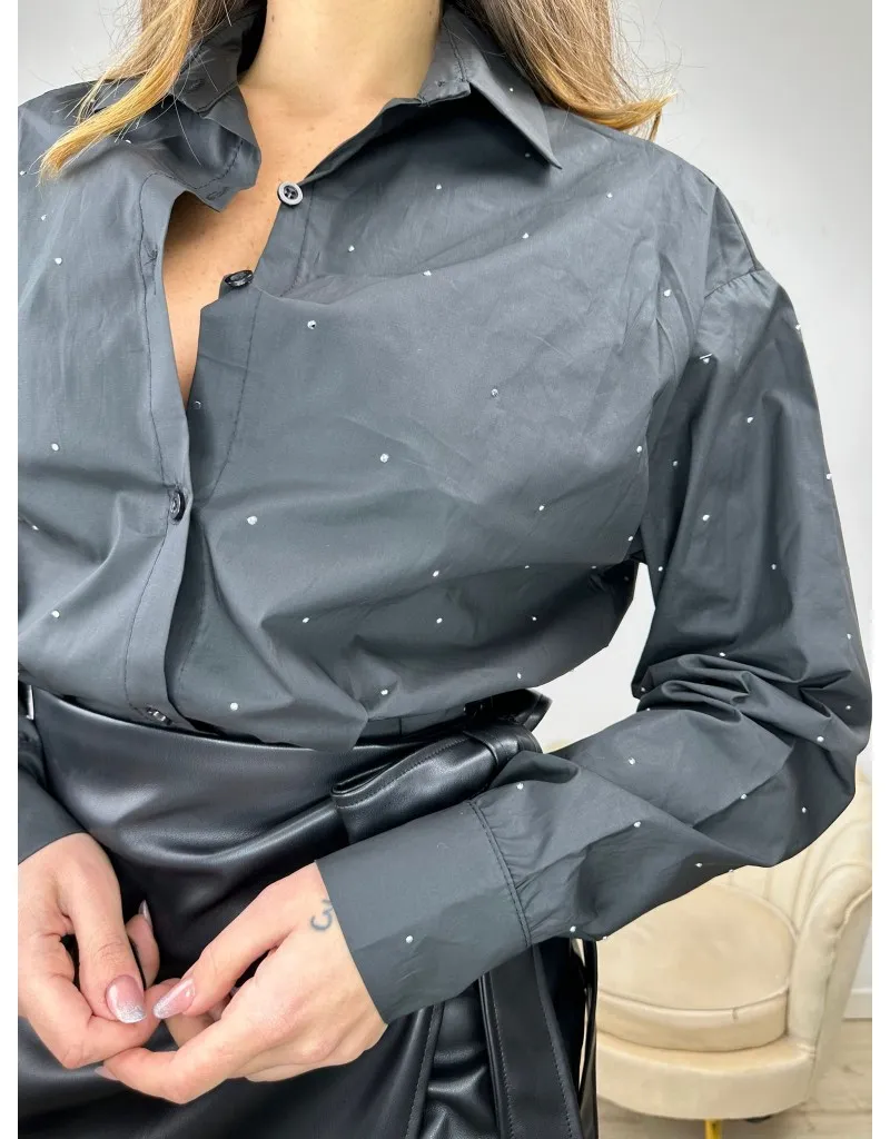 CAMICIA BRILLANT NERA
