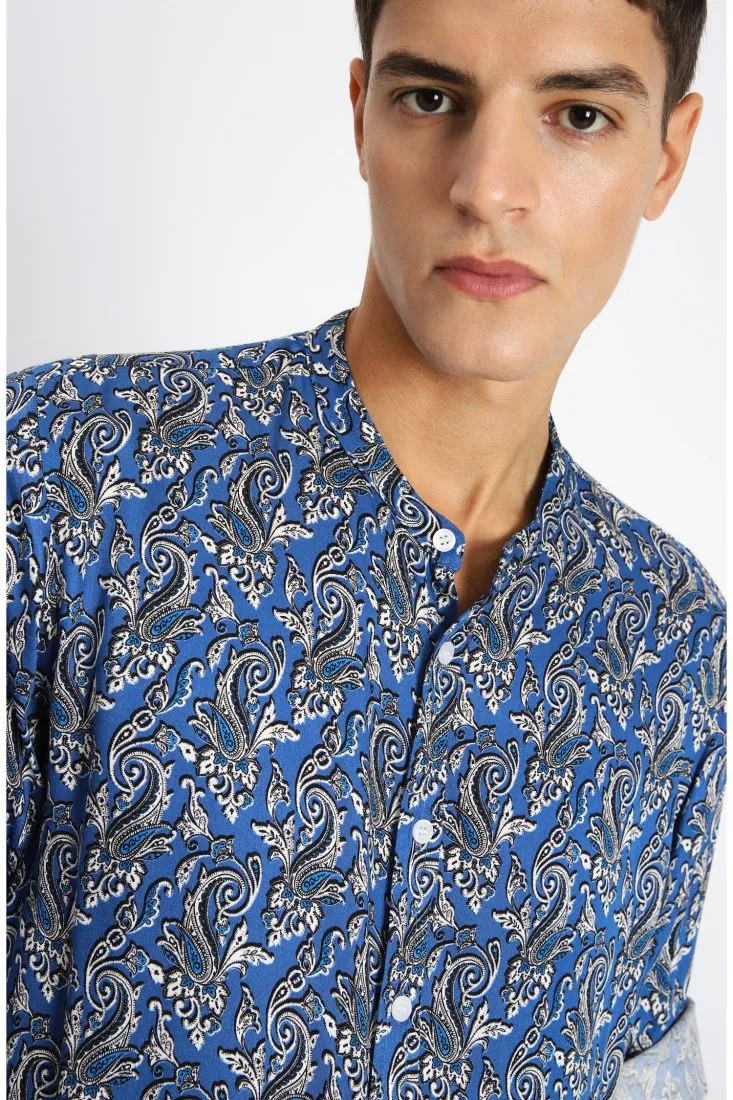 Camicia con fantasia paisley
