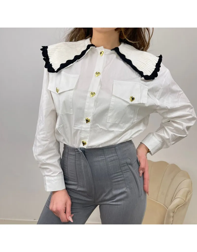 CAMICIA FIVE HEART BIANCA