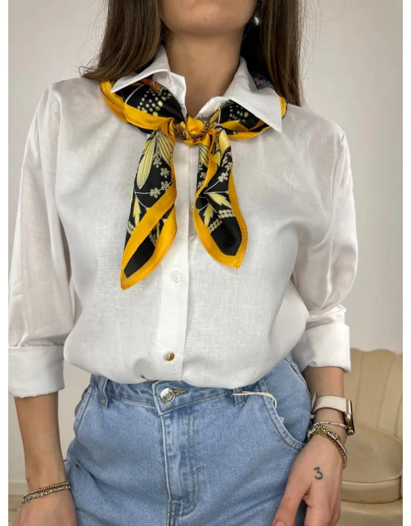 CAMICIA FOULARD GIALLO