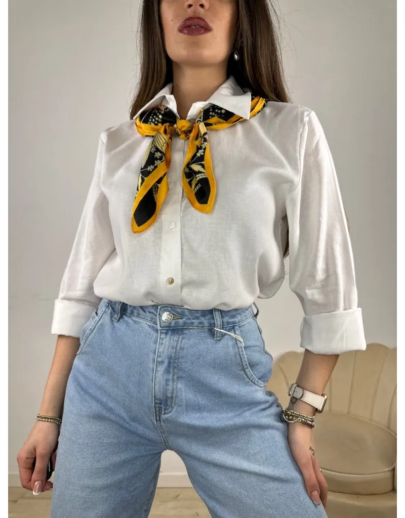 CAMICIA FOULARD GIALLO