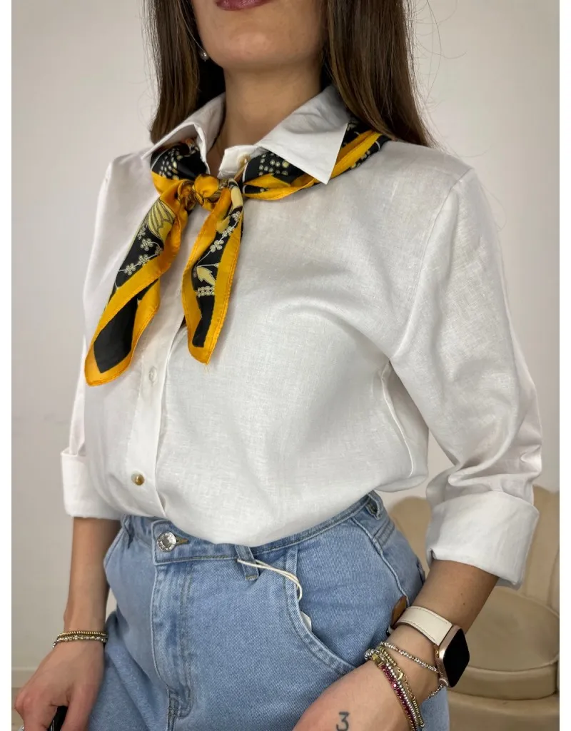 CAMICIA FOULARD GIALLO