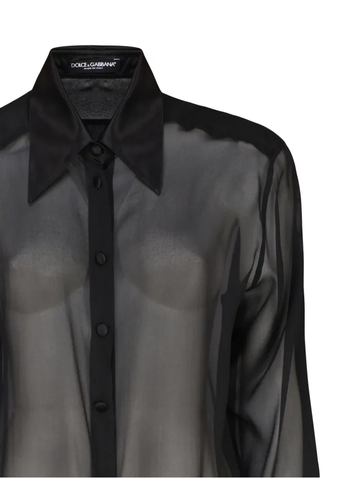 CAMICIA IN CHIFFON DI SETA