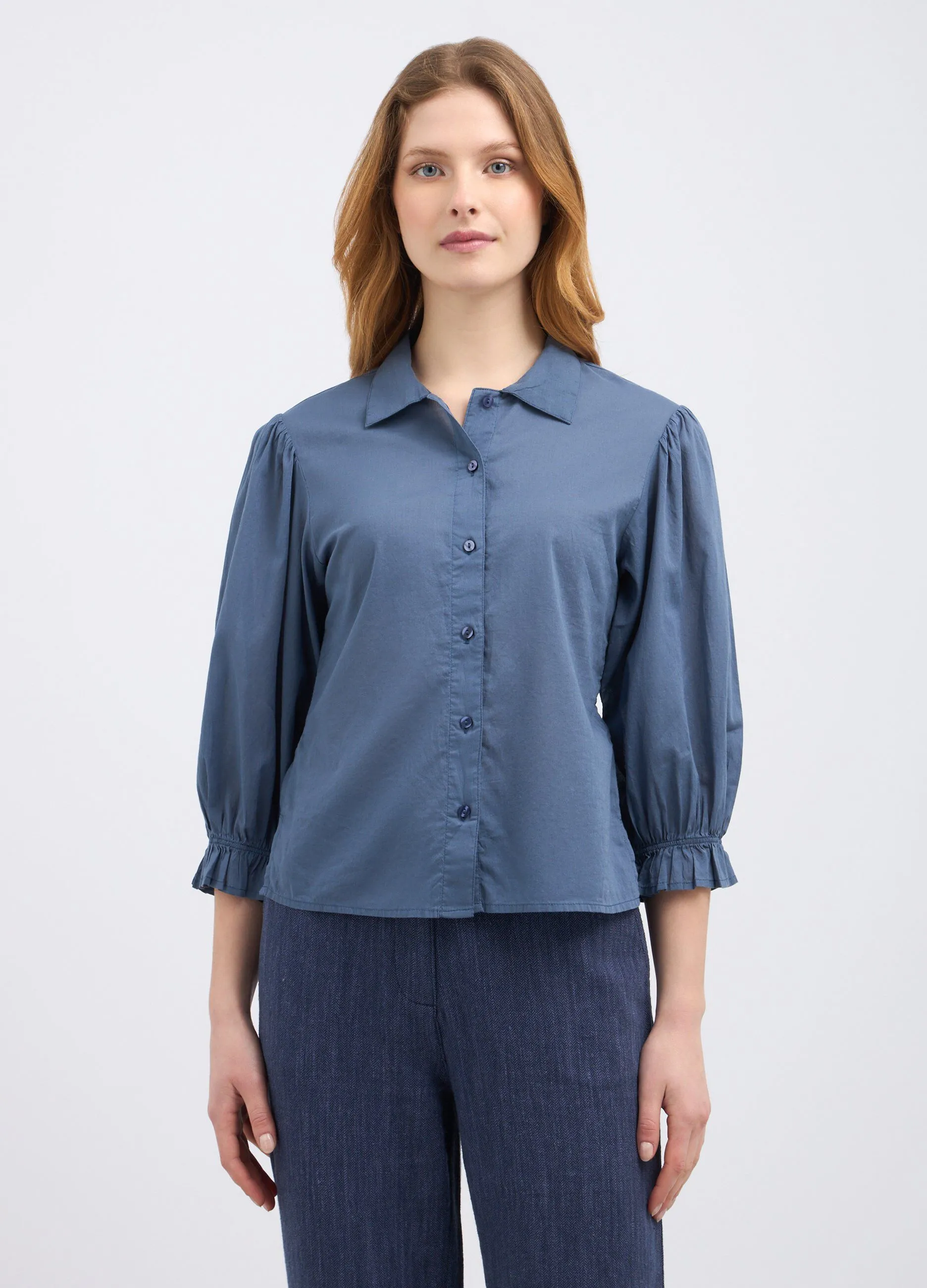 Camicia in puro cotone donna