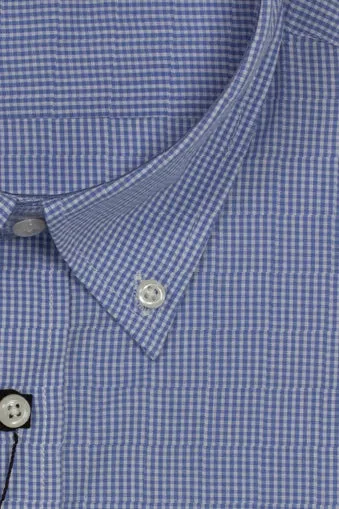 Camicia manica corta con collo button down