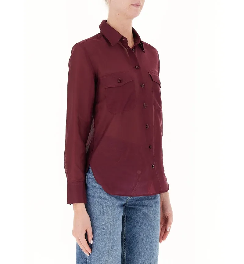 Camicia misto seta