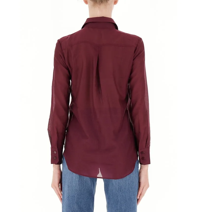 Camicia misto seta