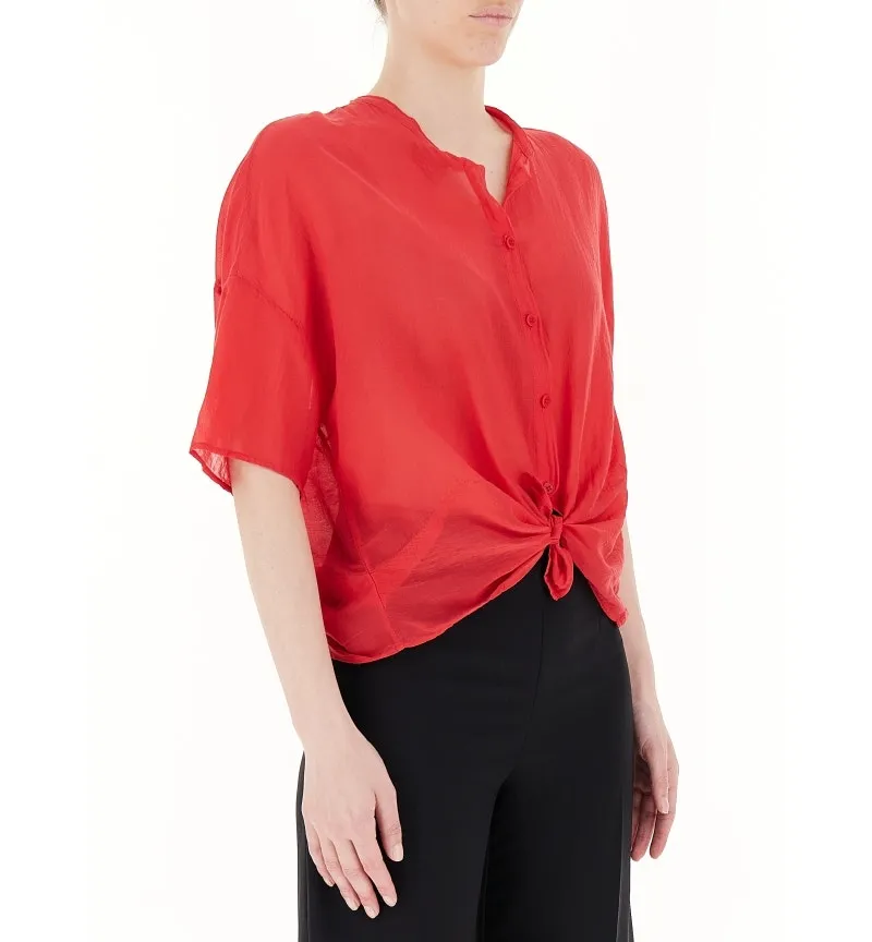 Camicia seta cotone