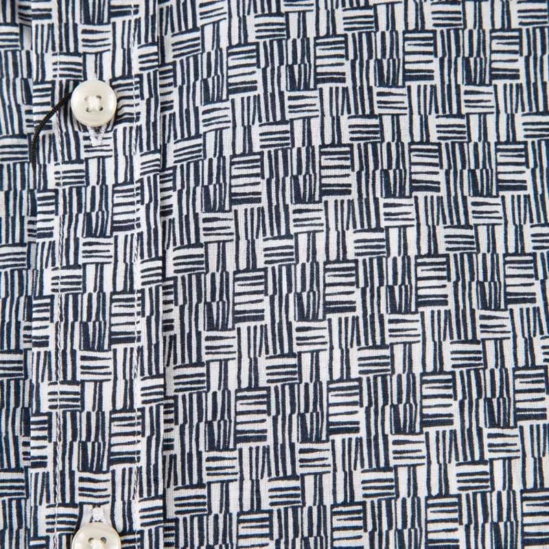 Camicia stampata slim fit 
