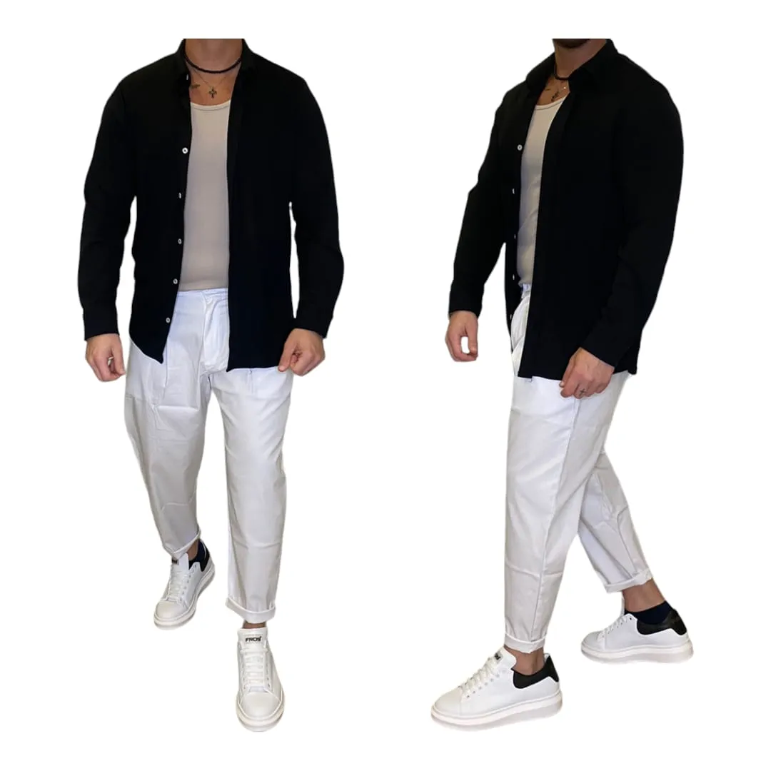 Camicia the brothers in costina modello Zara Disp Vari colori