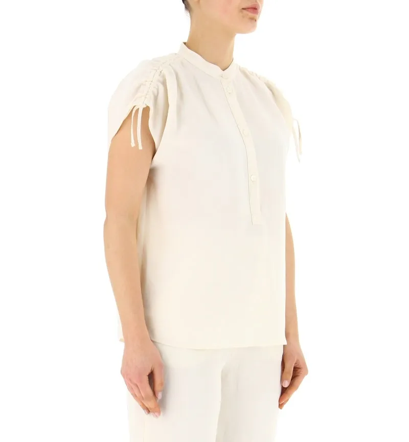 Camicia viscosa-lino