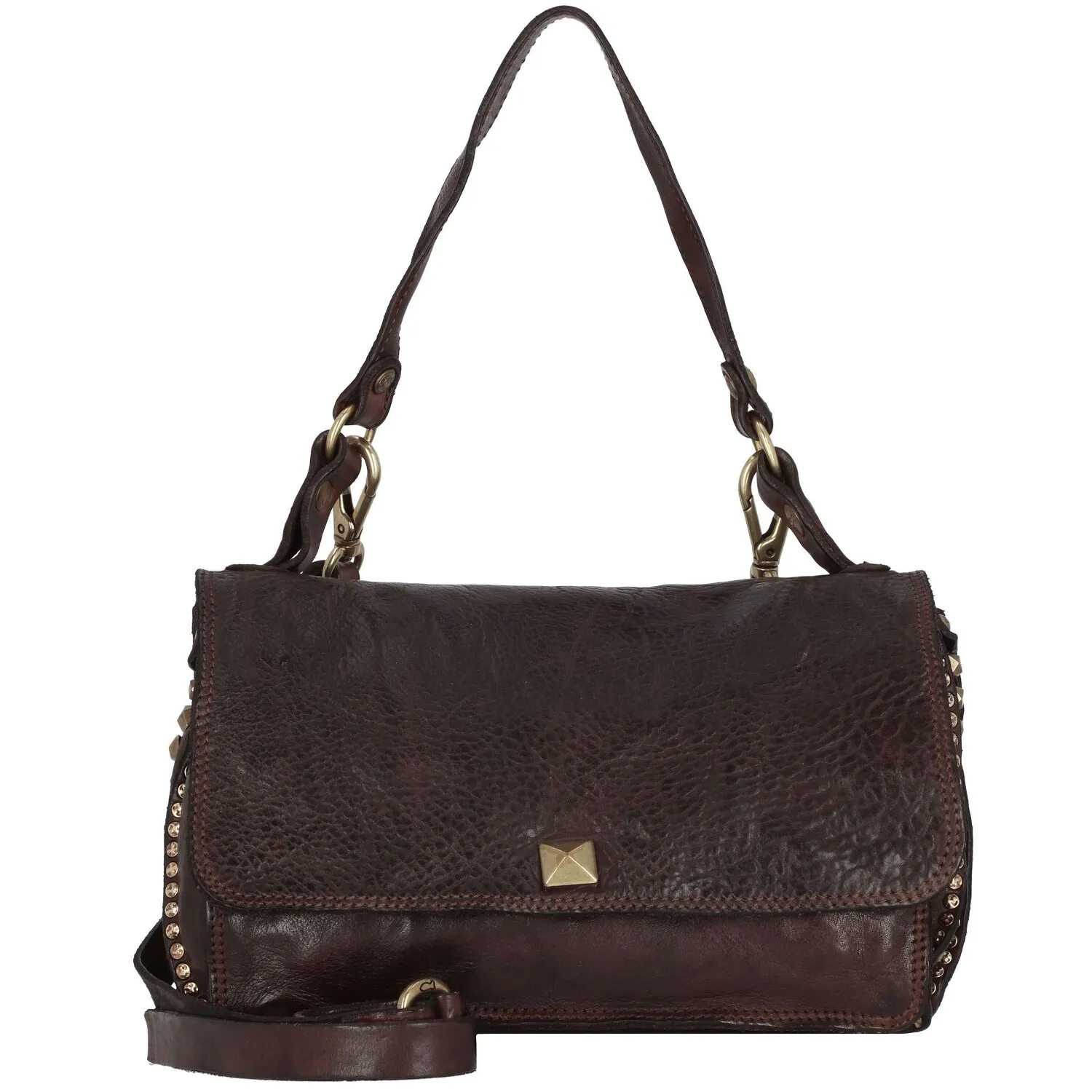 Campomaggi Borsa a tracolla in pelle 26 cm