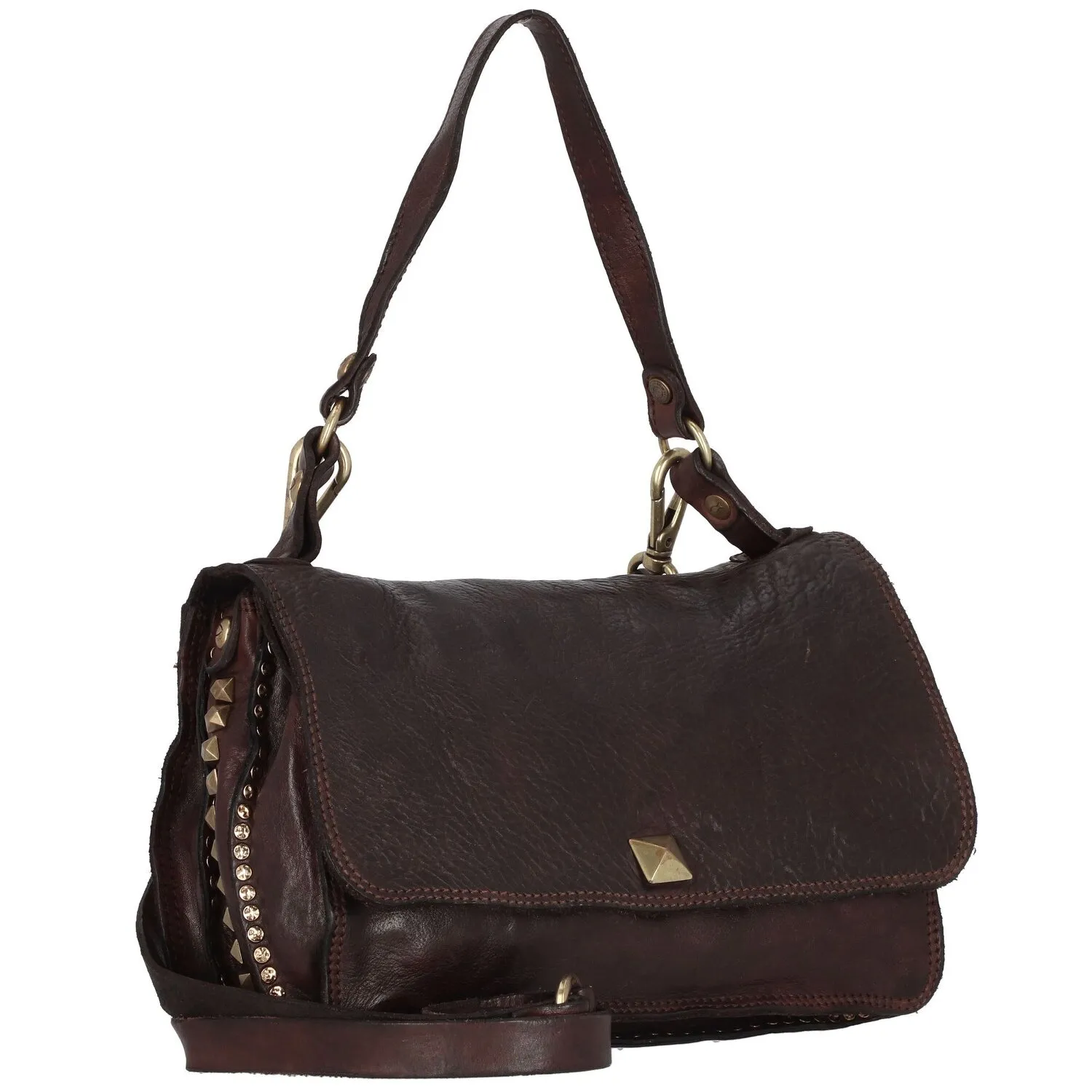 Campomaggi Borsa a tracolla in pelle 26 cm